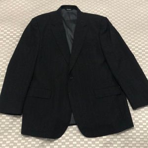 Black Pinstripe Suit